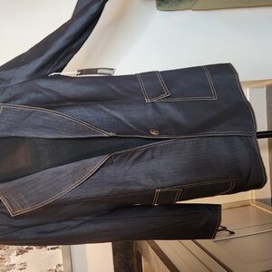 Womens Dark Blue Denim Jacket